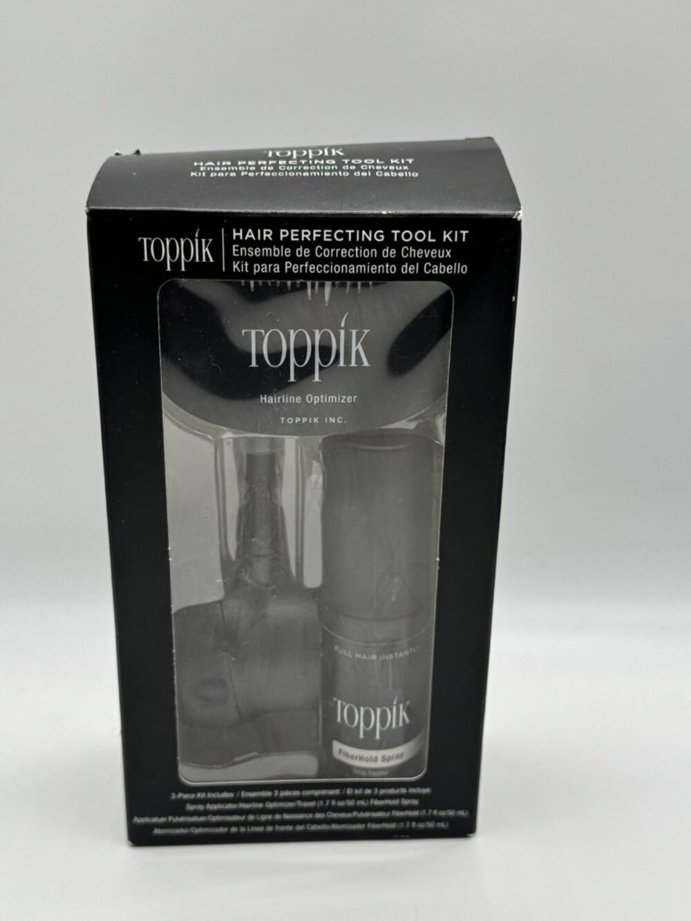 Toppik Accessories Set Hair Perfecting Tool Kit Fiber Hold Spray Applicator New